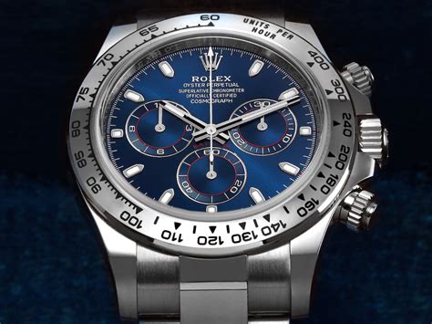 blue dial rolex daytona|rolex daytona watch blue face.